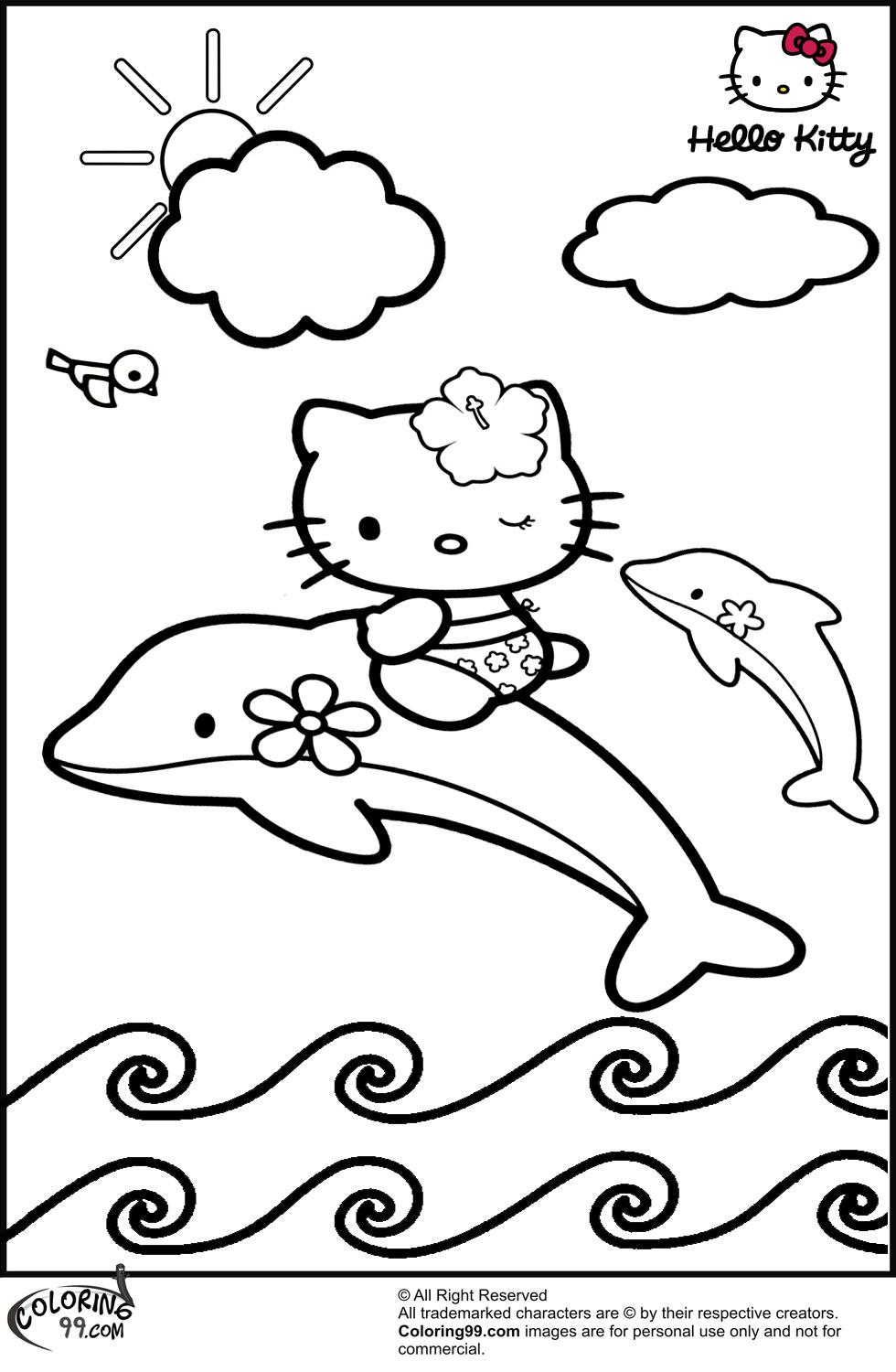 35+ Educational Hello Kitty Characters Coloring Pages Easy Kids