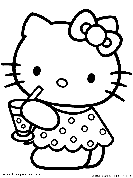 49+ Cute Hello Kitty Characters Coloring Pages and Drawing