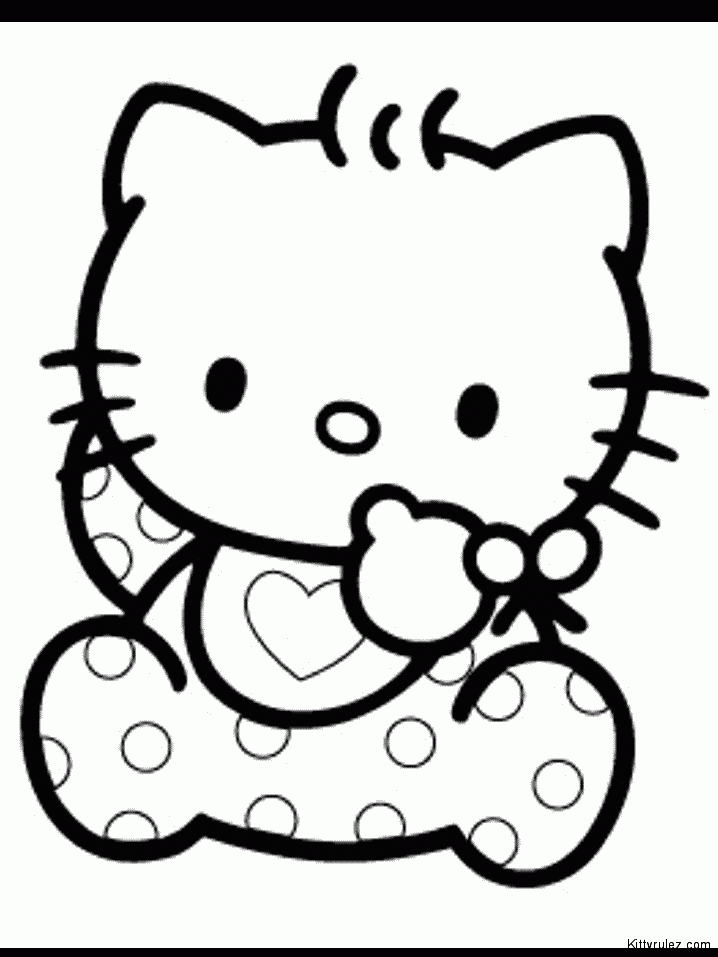 45+ Unique Hello Kitty Characters Coloring Pages for Kids