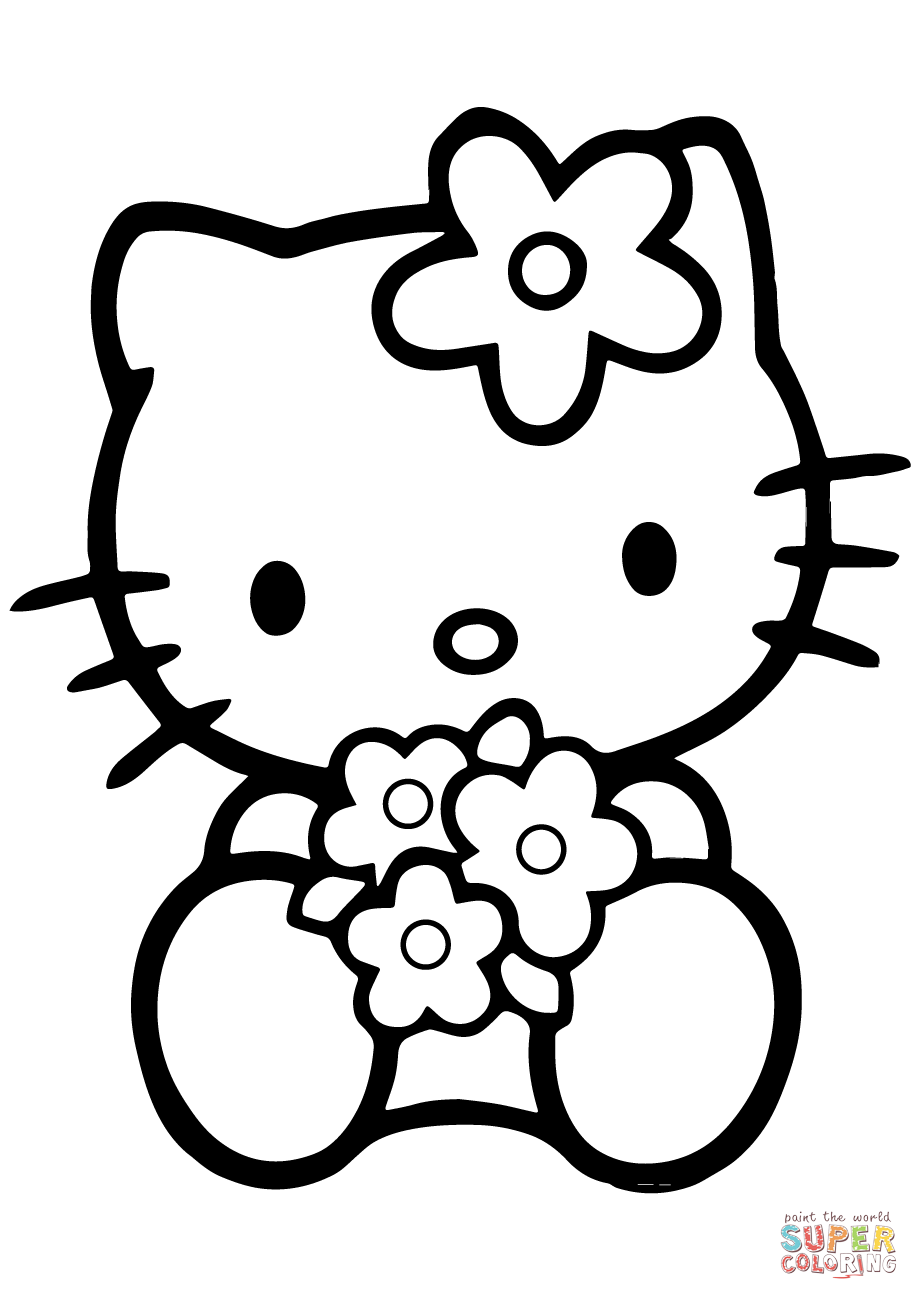 31+ Ultimate Hello Kitty Characters Coloring Pages Easy Kids