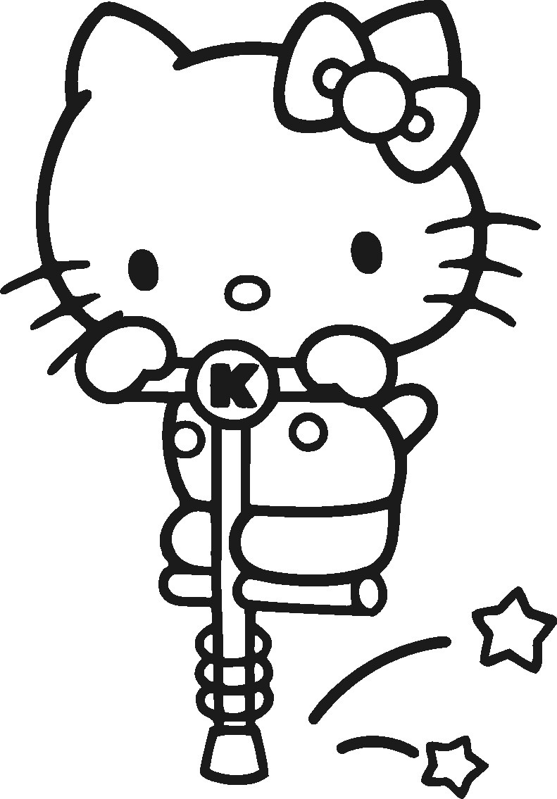 42+ New Hello Kitty Characters Coloring Pages Detailed