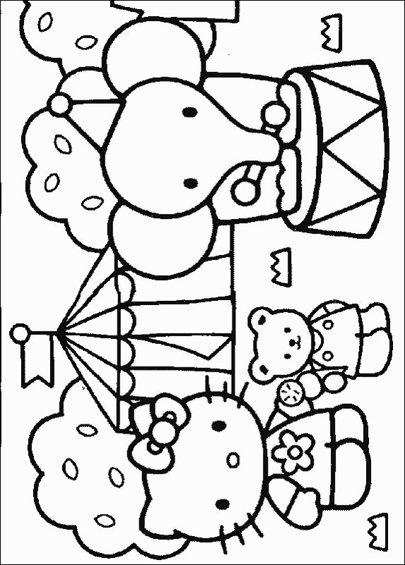 31+ Interactive Hello Kitty Bed Coloring Pages Inspirational