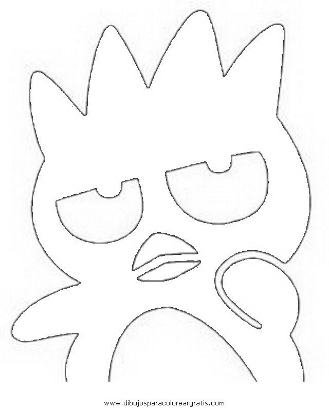 92+ Spectacular Sanrio Coloring Pages Badtz-Maru Printable