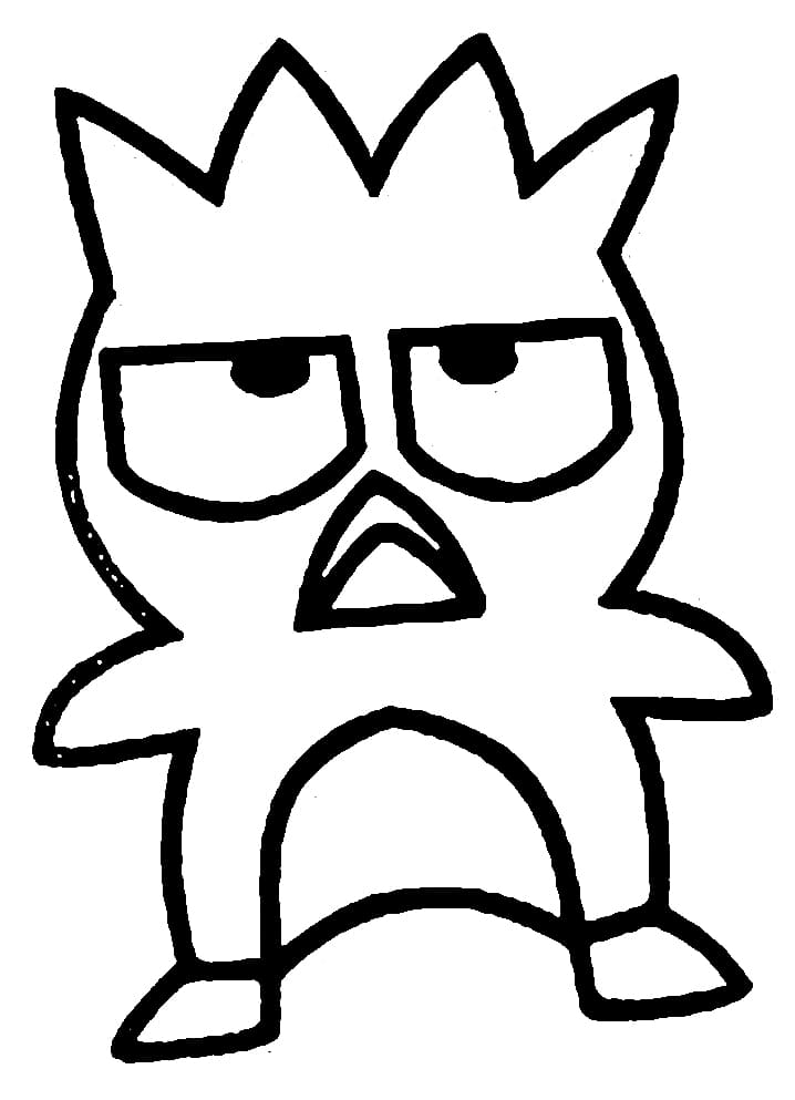 140+ Inspiring Sanrio Coloring Pages Badtz-Maru Printable