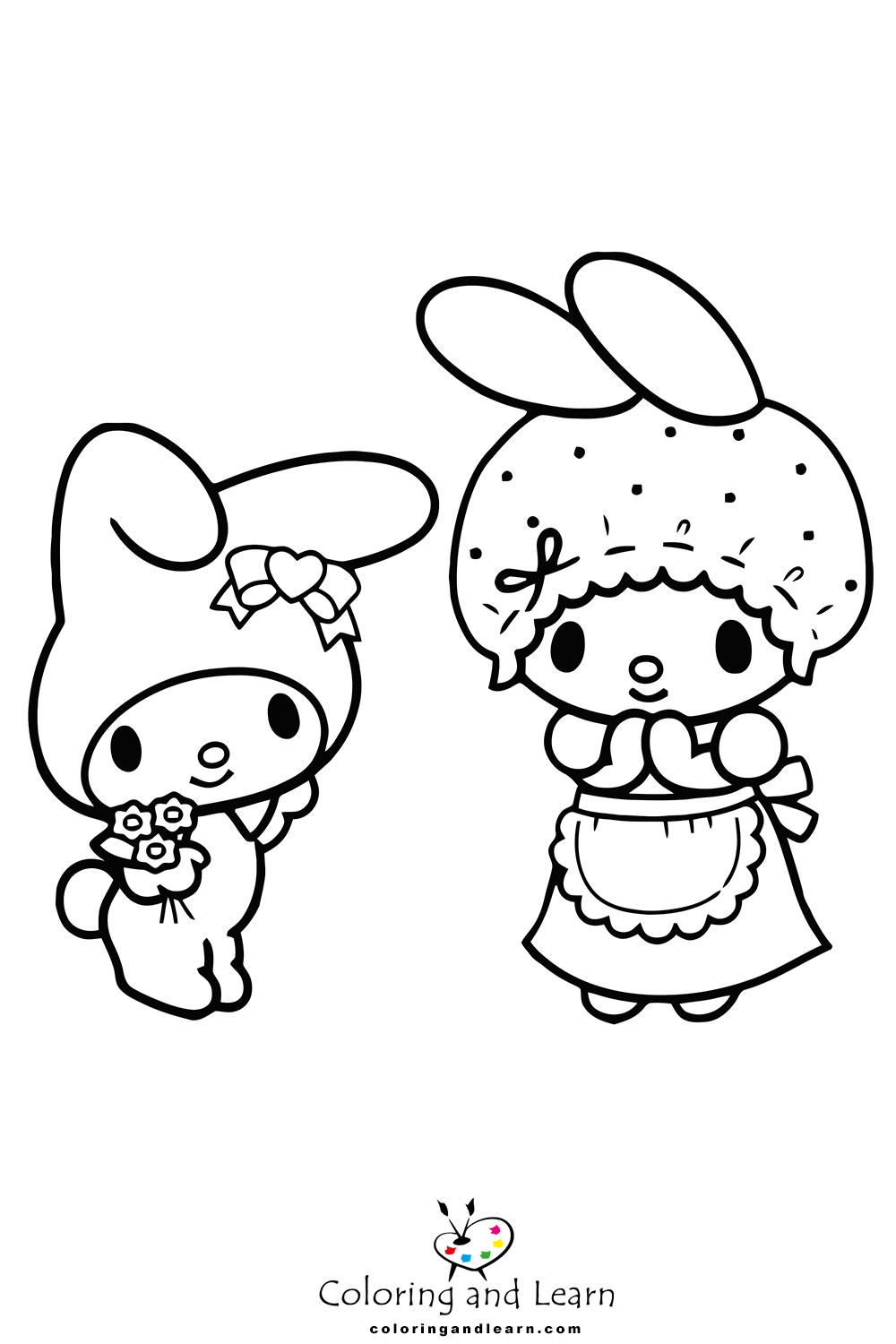 49+ Free Sanrio Characters Coloring Pages Free Aesthetic