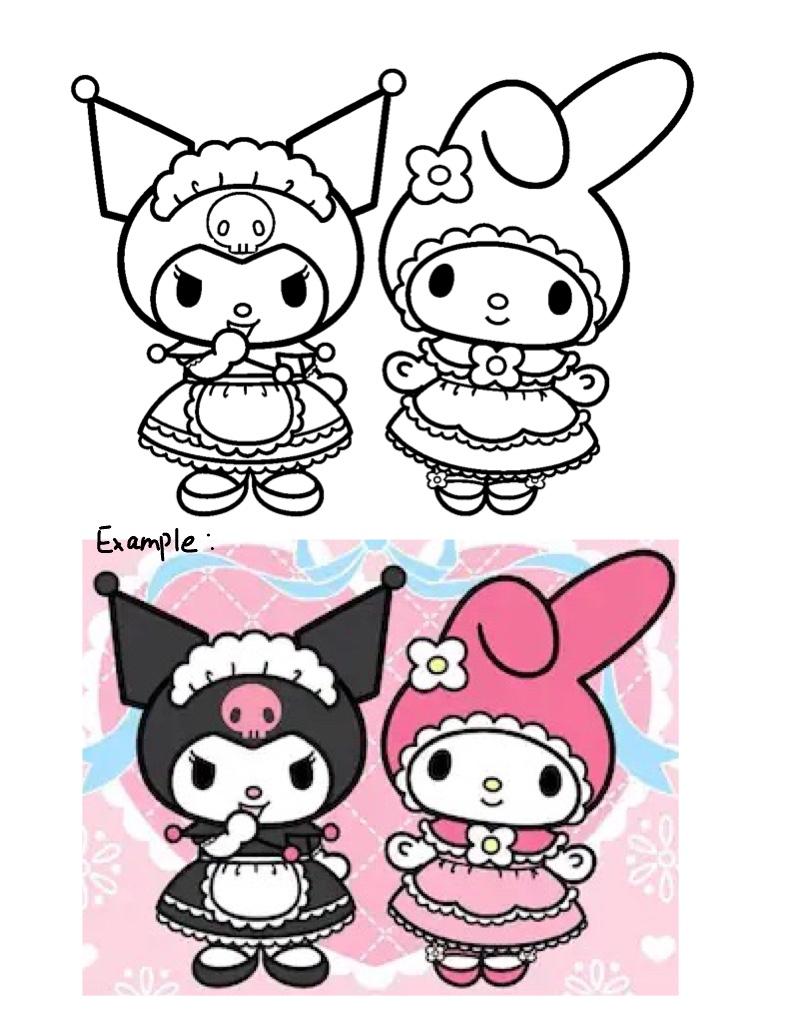 40+ Download Sanrio Coloring Sheets for Adult