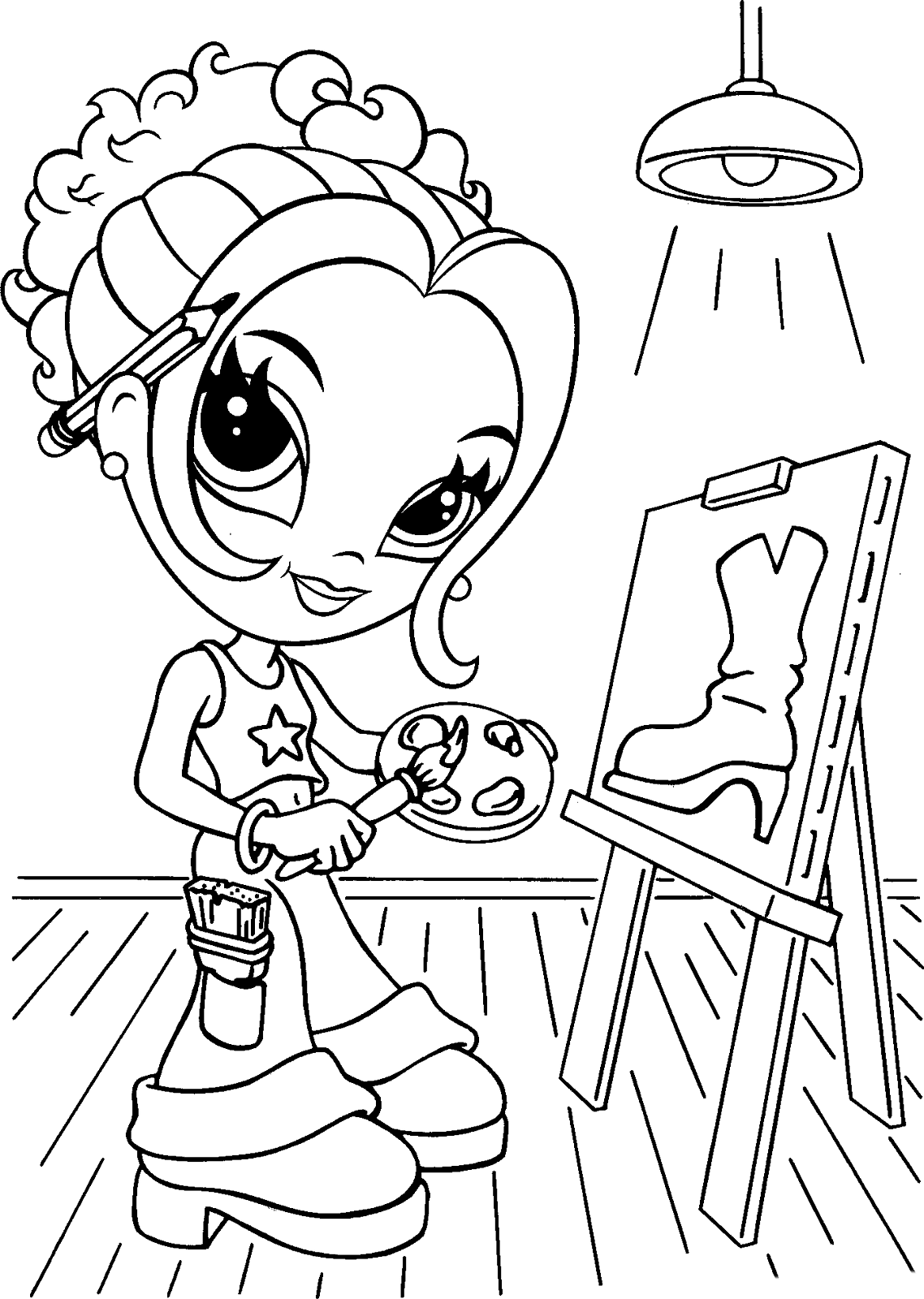 41+ Printable Coloring Pages for Girls Line Art