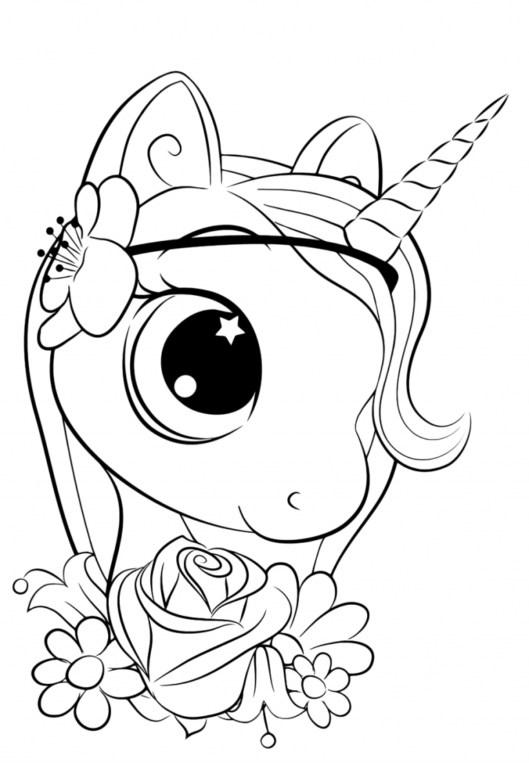 47+ Unique Unicorn Coloring Pages Line Art