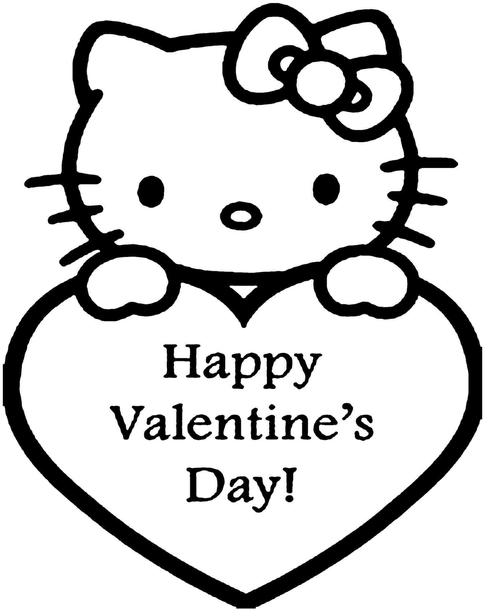 42+ Printable Hello Kitty Coloring Pages Valentines Books