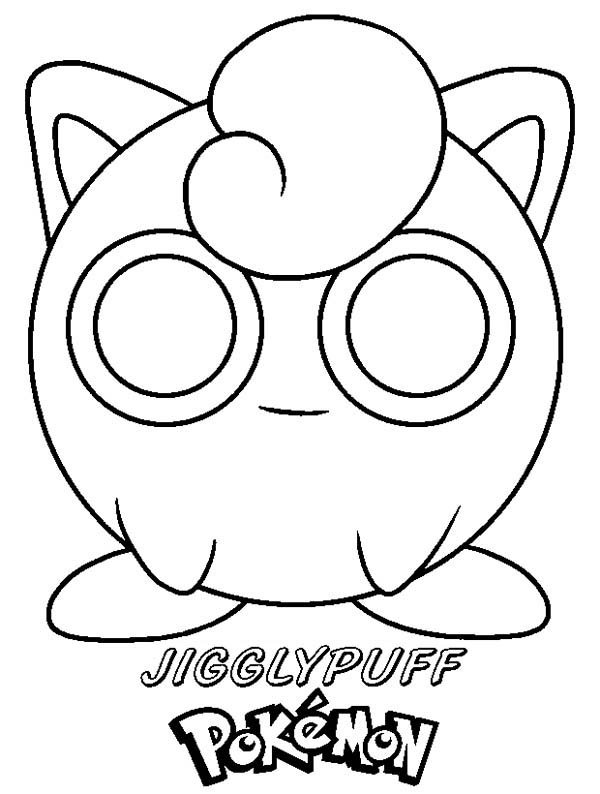 Pokemon Coloring Pages Jigglypuff