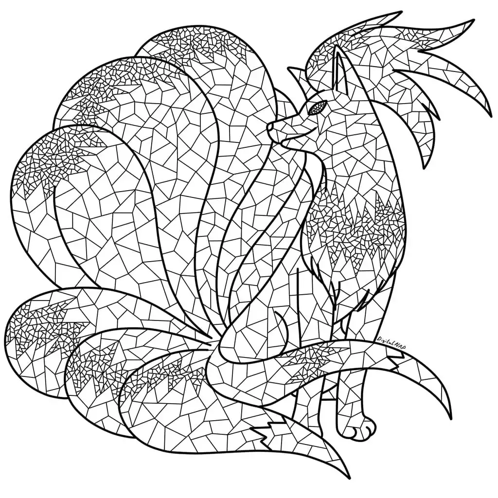 Pokemon Coloring Pages Ninetails