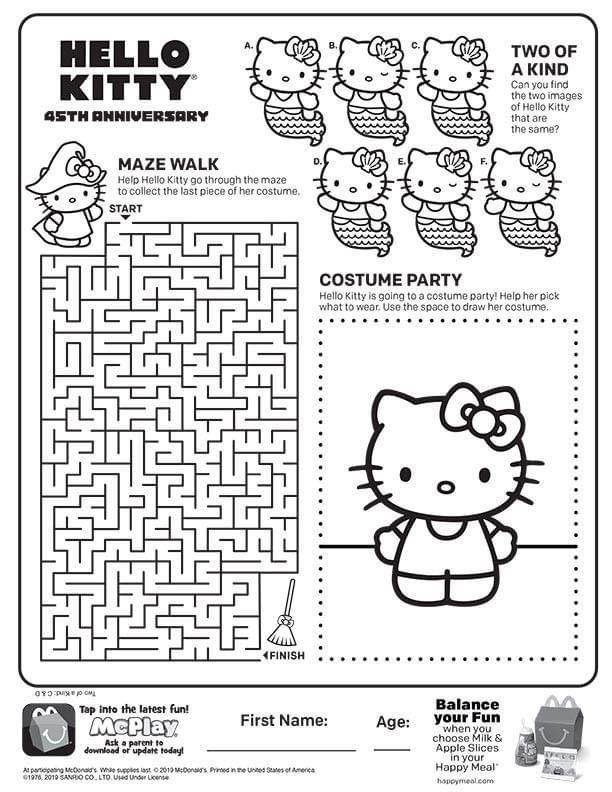 42+ Printable Hello Kitty Word Search Sheets Printables