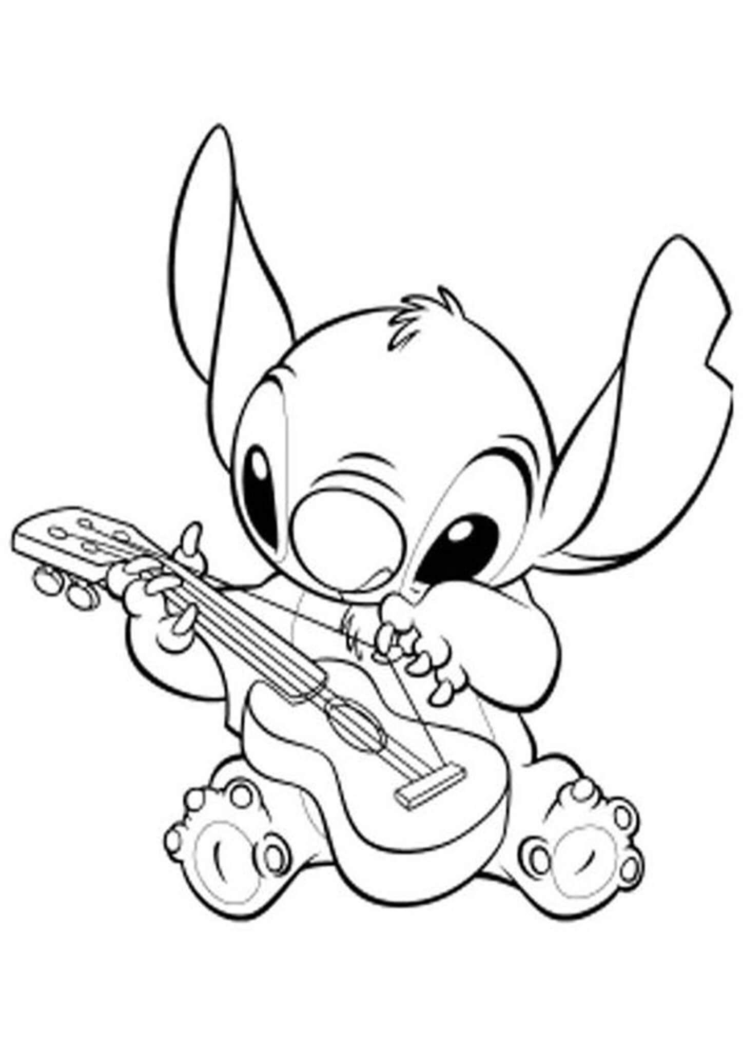 31+ Best of Stitch Coloring Pages PDF Printable