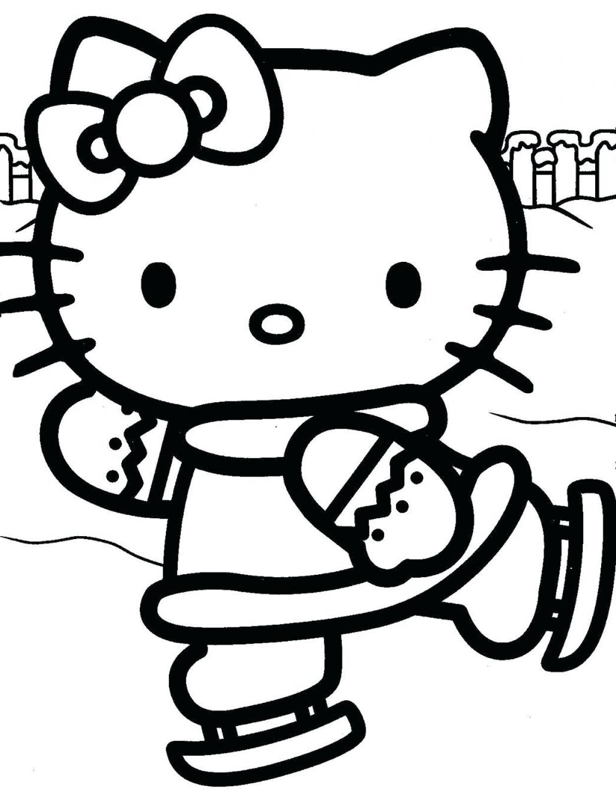 33+ Unique Hello Kitty Coloring Pages Baddie Sheets Printables