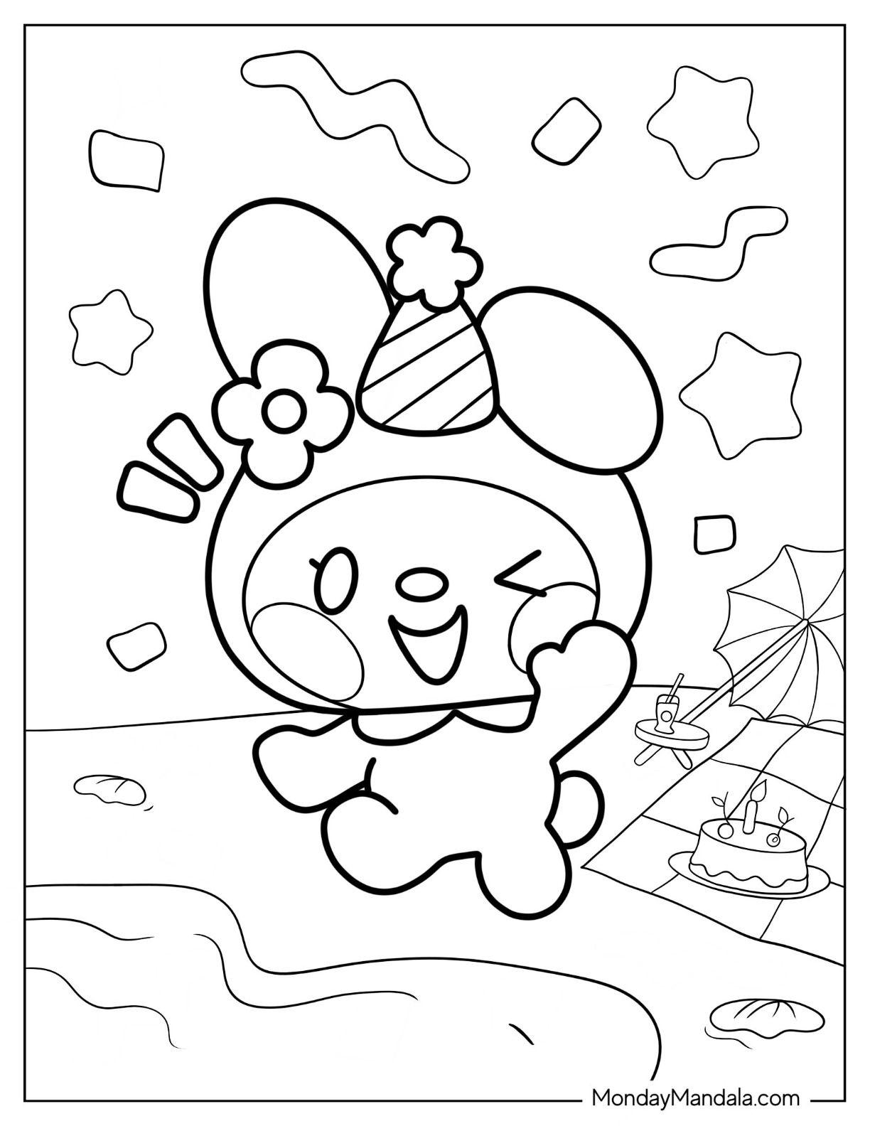 36+ Unique Sanrio Coloring Sheets Line Art