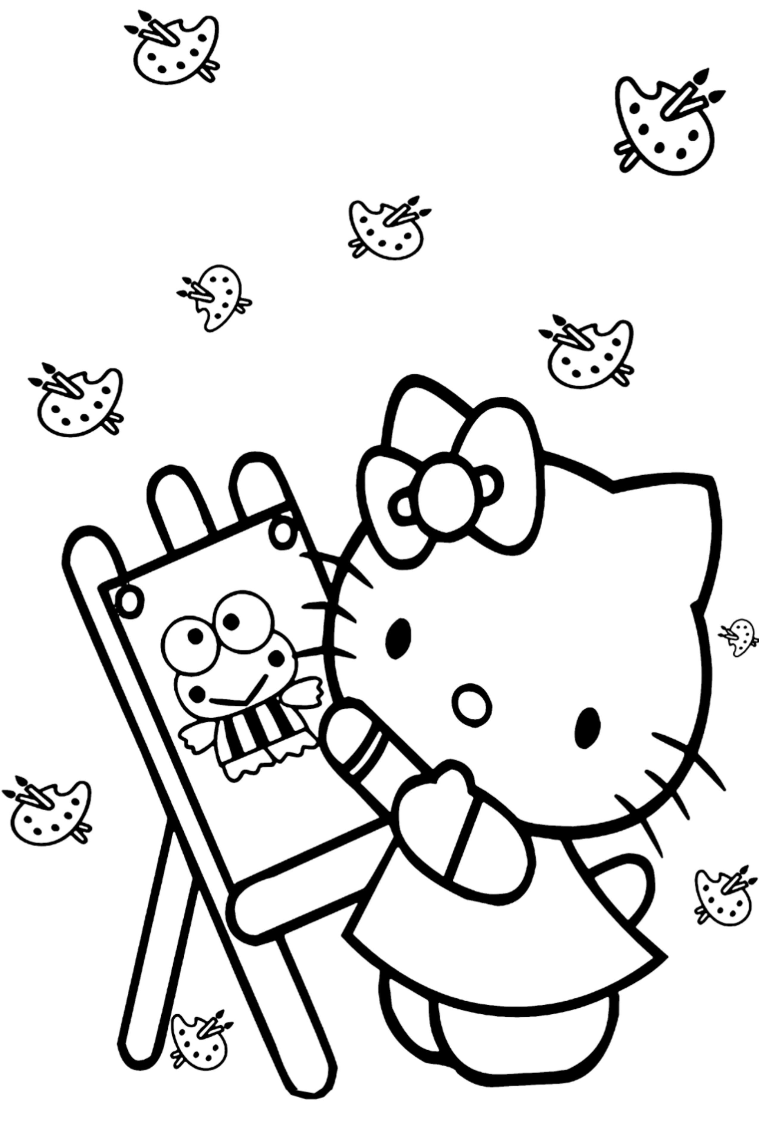 42+ Top Hello Kitty Coloring Pages Horizontal Book Pages