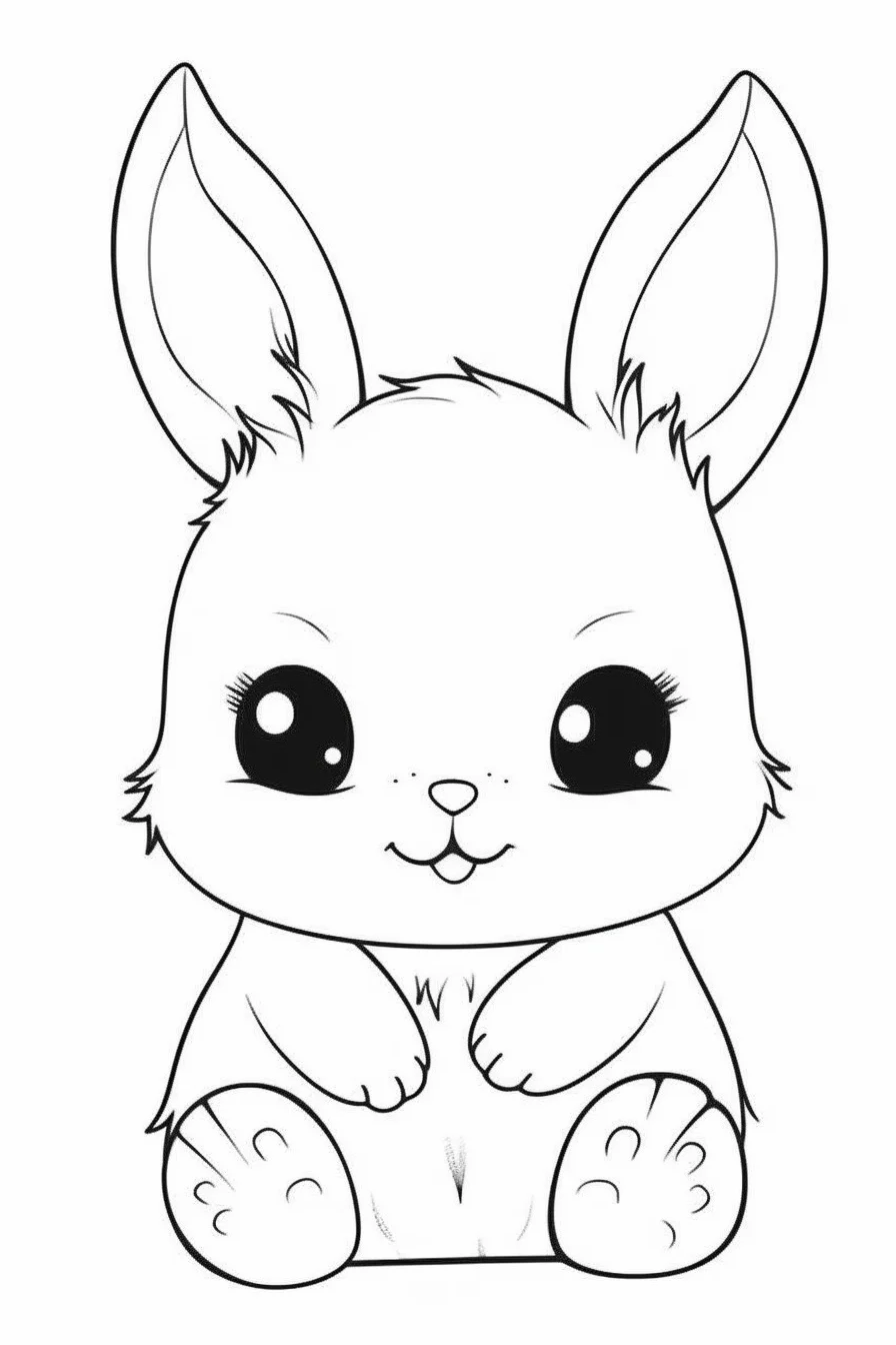 31+ Top Bunny Coloring Pages for Adult