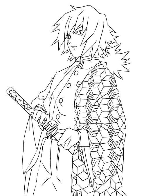 46+ Download Giyu Coloring Pages Sketch