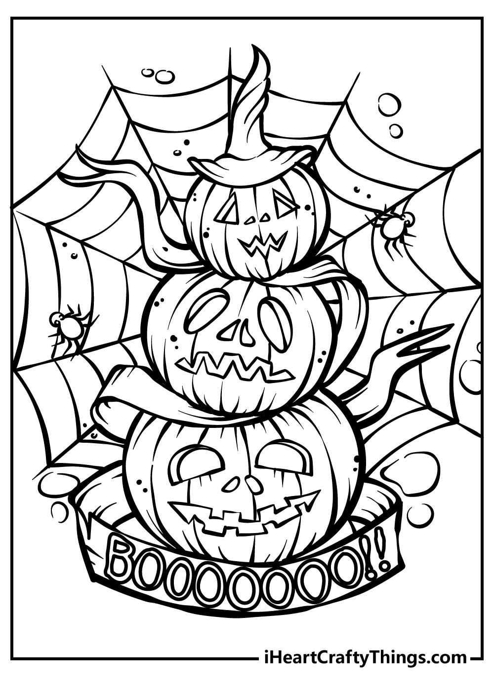 50+ Printable Halloween Coloring Pages Book Pages