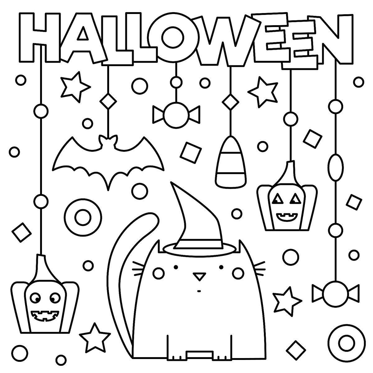 31+ Free Halloween Coloring Pages Sketch