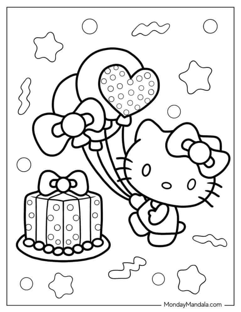 41+ Unique Hello Kitty Coloring Pages Mushroom Book Pages