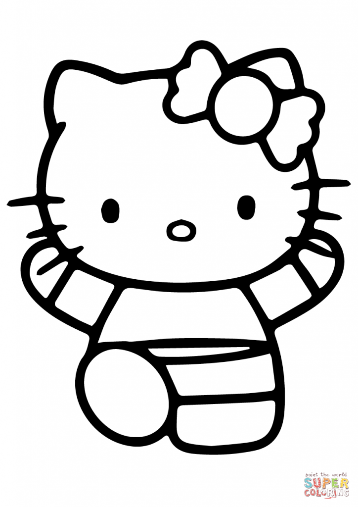 47+ Printable Hello Kitty Line Art Line Art