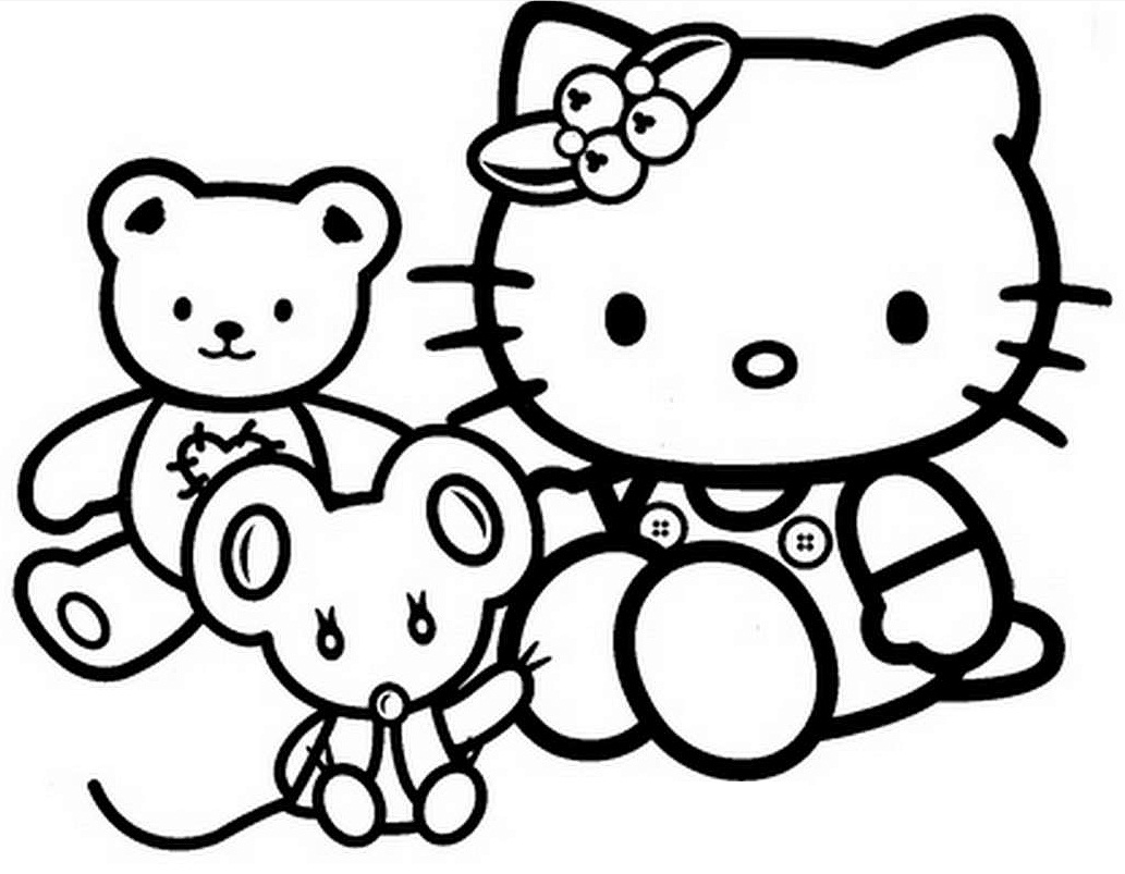 10 Black and White Hello Kitty Coloring Pages to Print: Unleash Your Creativity