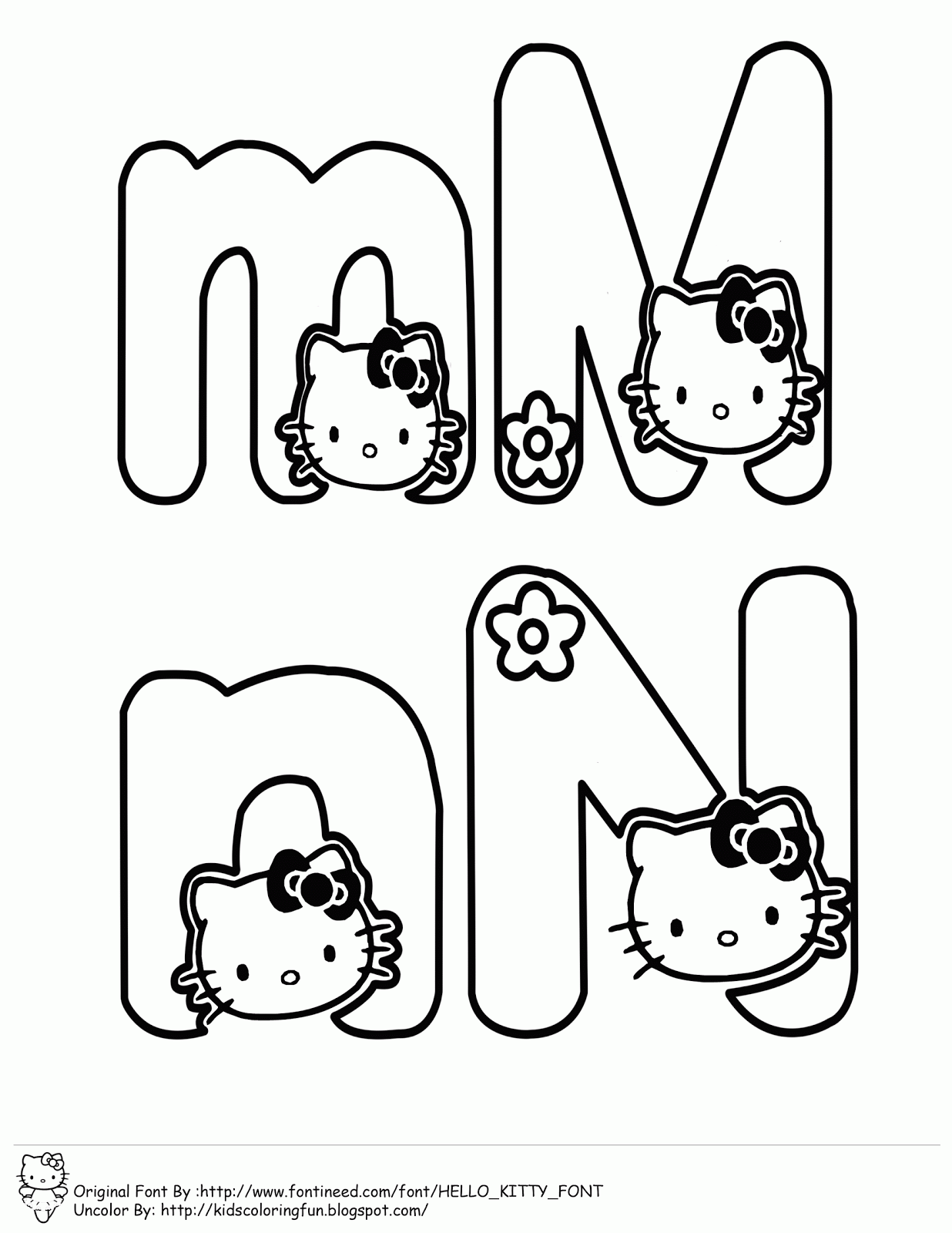 41+ Top Hello Kitty Alphabet Sketch