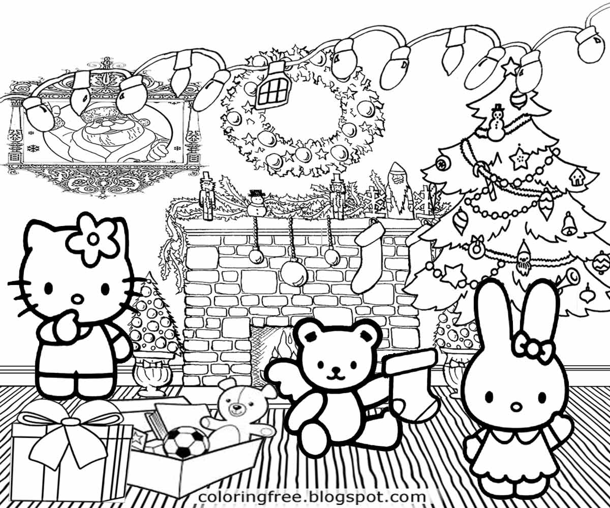 10 Festive Hello Kitty Y2K Christmas Coloring Pages to Unleash Your Inner Child