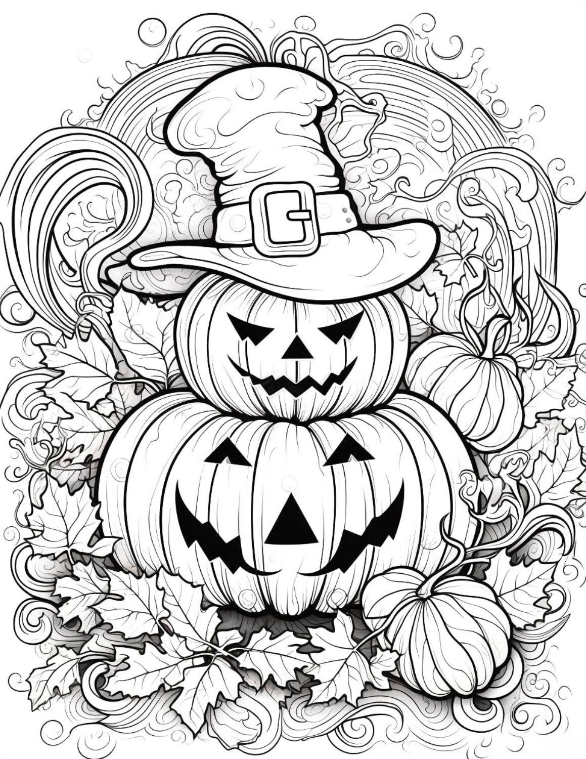 46+ Best of Halloween Coloring Pages for Kids