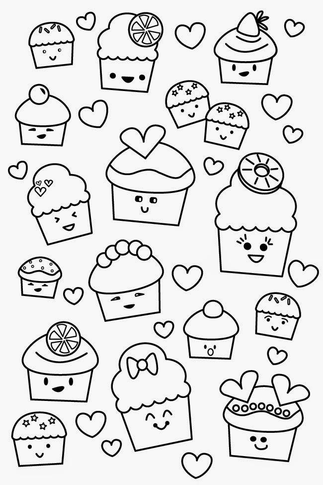 32+ Download Kawaii Coloring Line Art