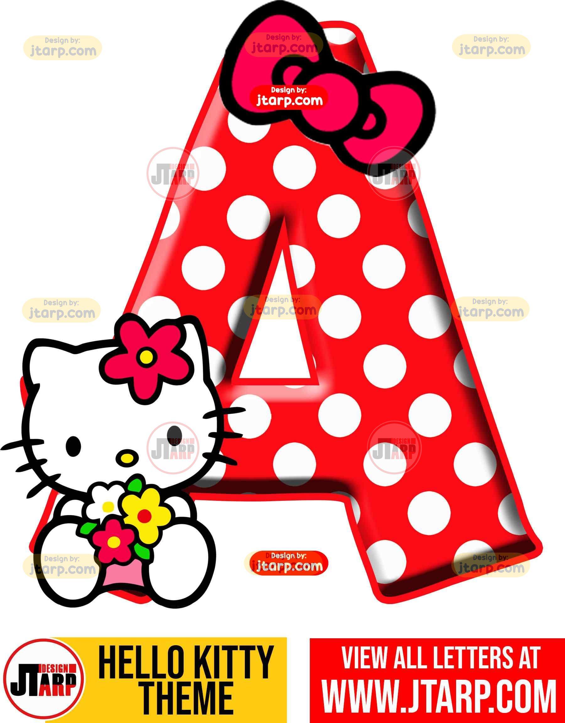 32+ Unique Hello Kitty Alphabet Free Printable