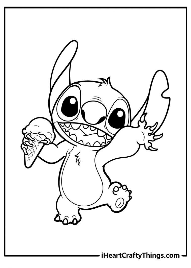 32+ Printable Stitch Coloring Pages Sheets Printables