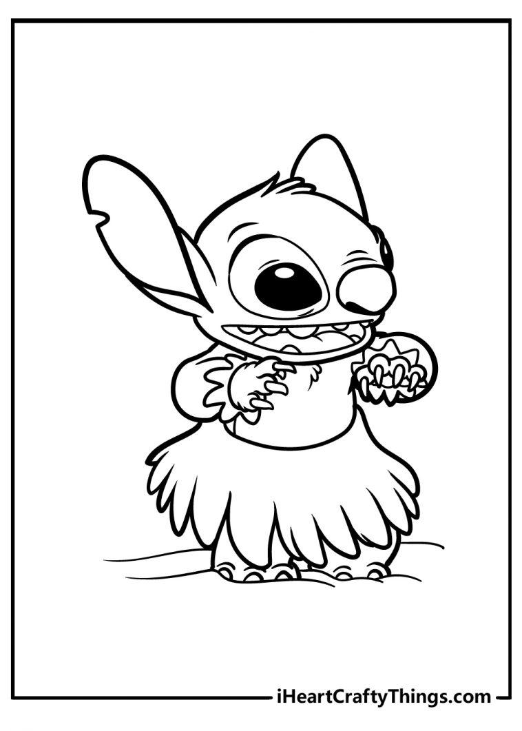 31+ Unique Stitch Coloring Pages for Kids