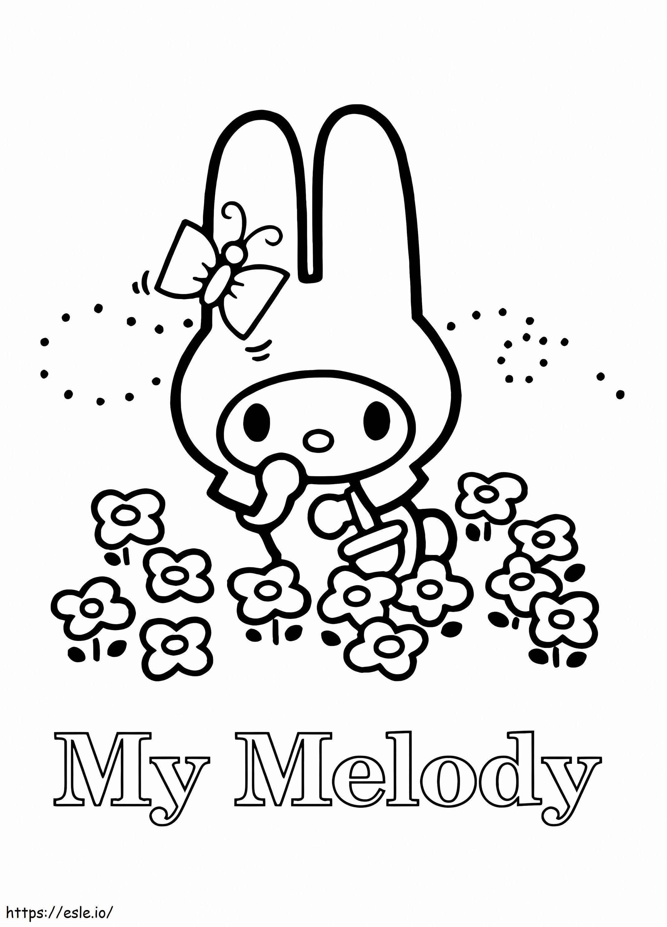 31+ Best of Cute My Melody Coloring Pages for Adult