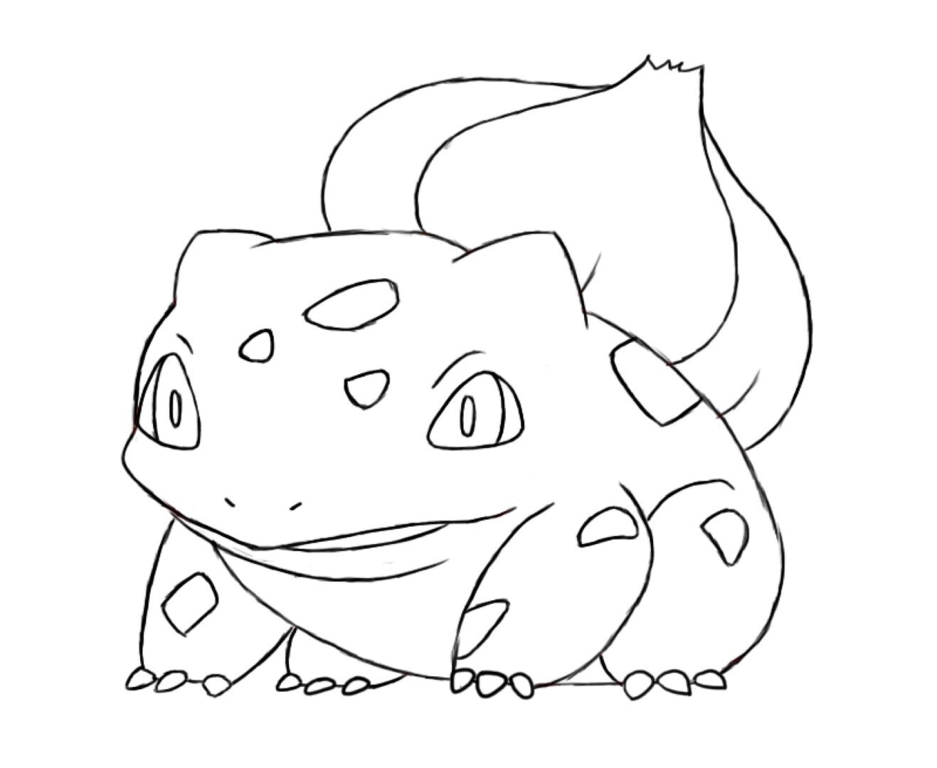 pokemon coloring pages bulbasaur Elegant Bulbasaur Coloring Page