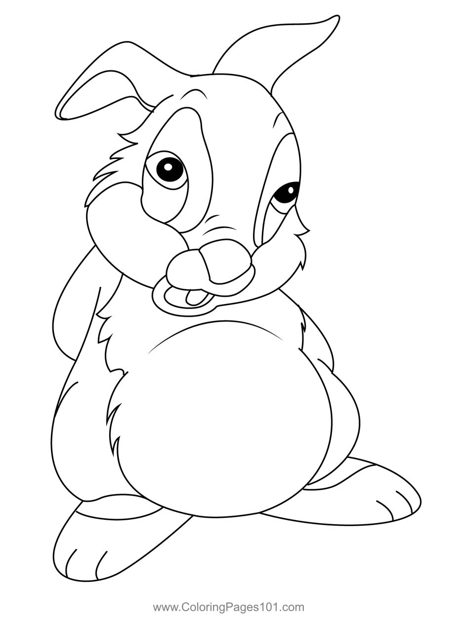 40+ Top Bunny Coloring Pages for Adult