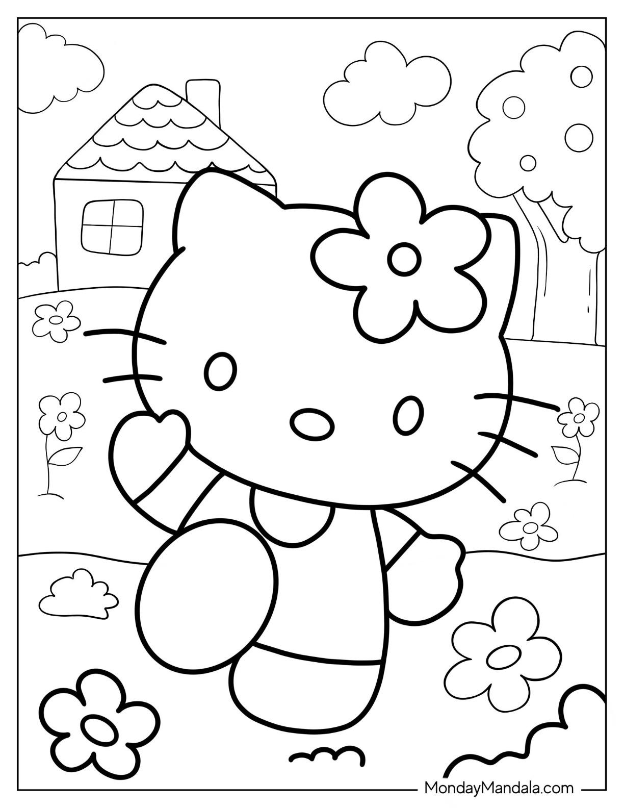48+ Printable Sanrio Coloring Sheets Free Printable