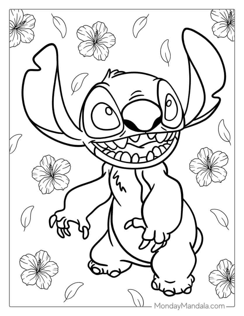 31+ Download Stitch Coloring Pages for Adult