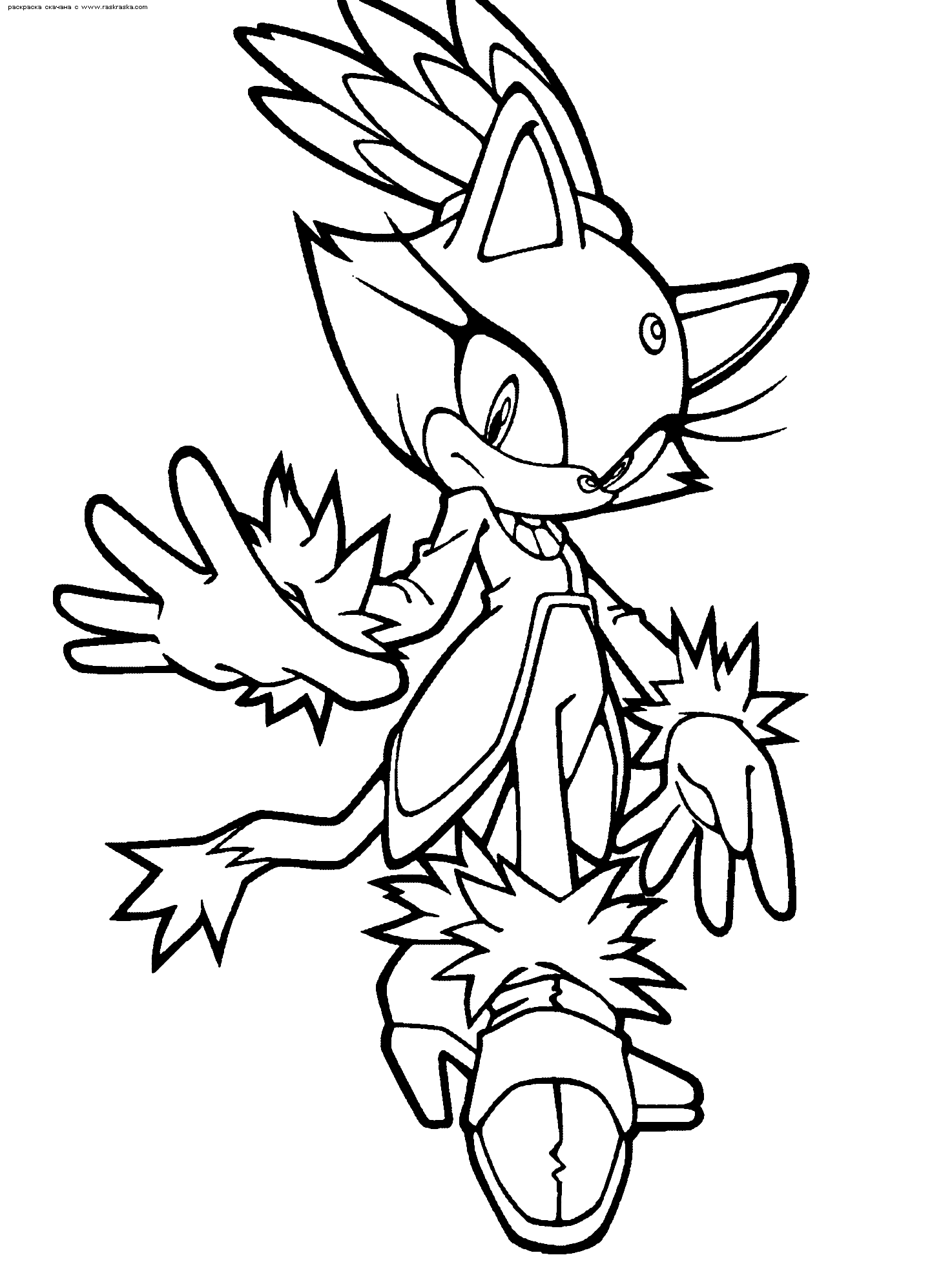 50+ Unique Sonic Coloring Pages Free Printable