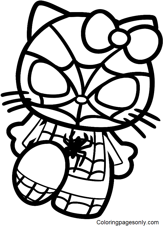 10 Spiderman Hello Kitty Coloring Pages Coloring Craze 10 Spiderman Hello Kitty Coloring Pages Coloring Craze