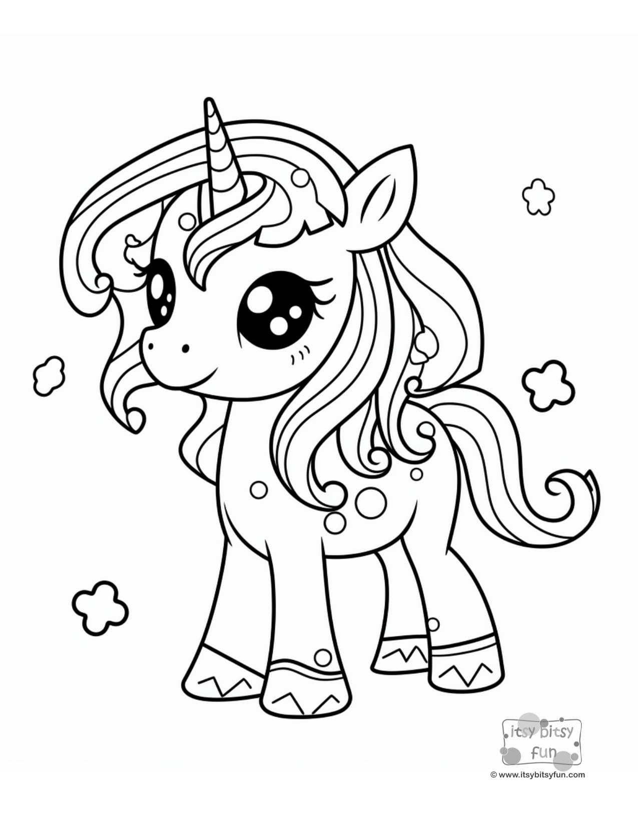 40+ Unique Unicorn Coloring Pages PDF Printable