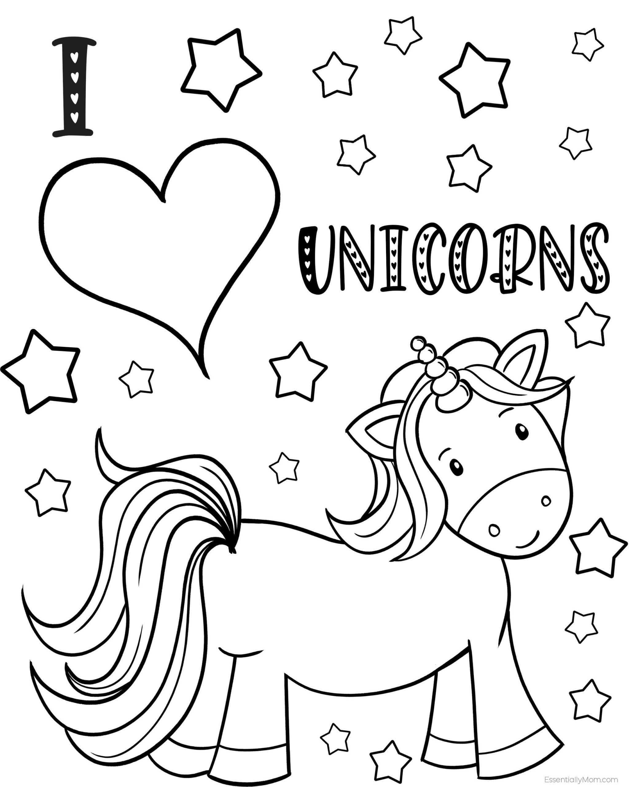 36+ Top Unicorn Coloring Pages Line Art