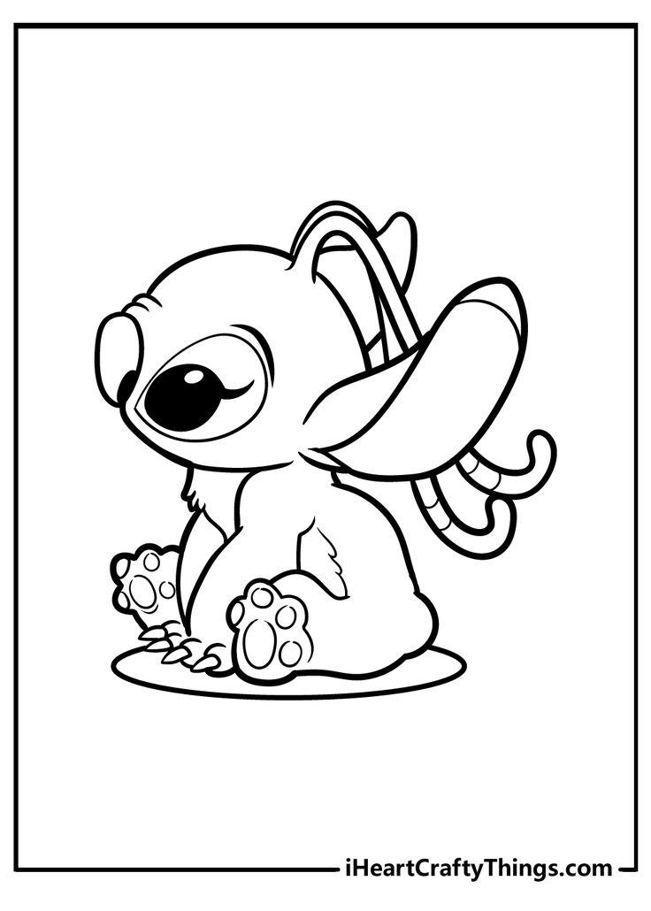 47+ Download Stitch Coloring Pages Colored