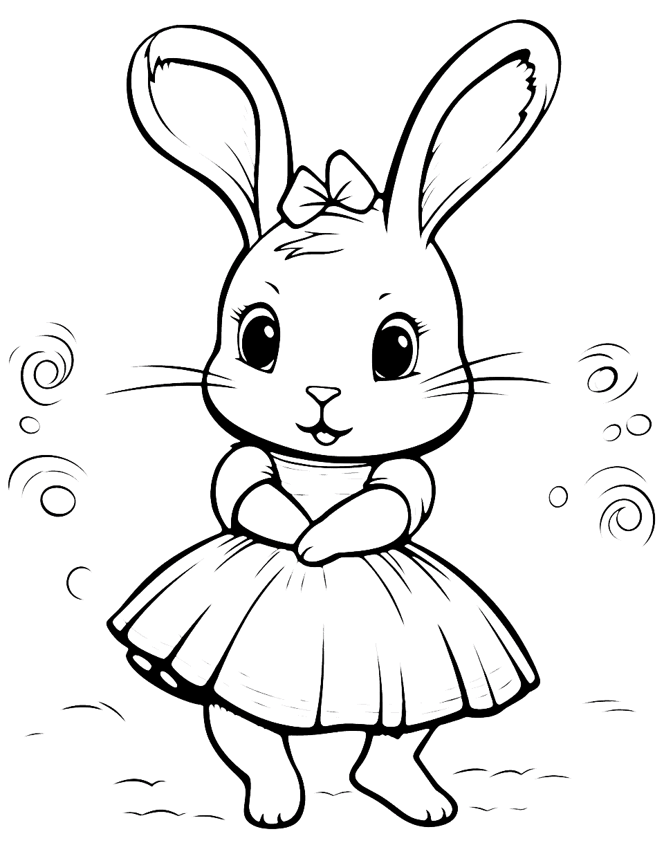 33+ Top Bunny Coloring Pages Line Art