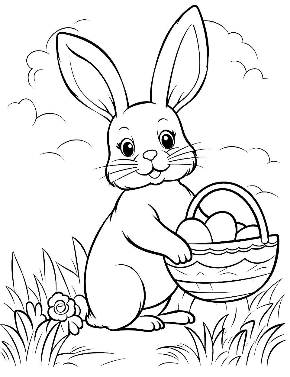 43+ Best of Bunny Coloring Pages Book Pages