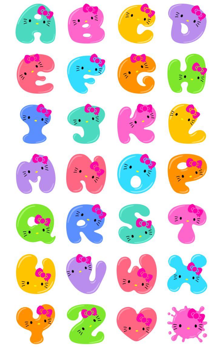 40+ Printable Hello Kitty Alphabet Free Printable