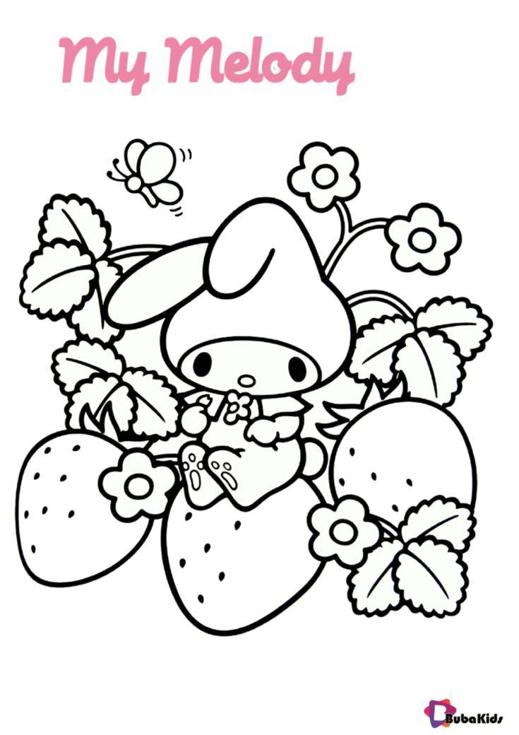 38+ Best of Cute My Melody Coloring Pages Sketch