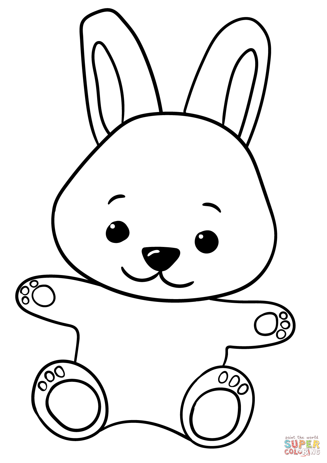 32+ Download Bunny Coloring Pages PDF Printable