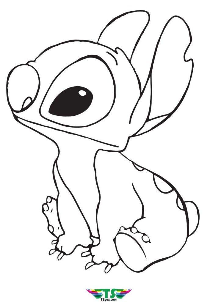 47+ Printable Stitch Coloring Pages Line Art